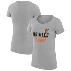 Baltimore Orioles G-III 4Her by Carl Banks Women's Super-Slim Fit Lightweight Team Graphic T-Shirt | MLB Online