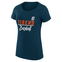 Detroit Tigers G-III 4Her by Carl Banks Women's Super-Slim Fit Lightweight Team Graphic T-Shirt | MLB Shop