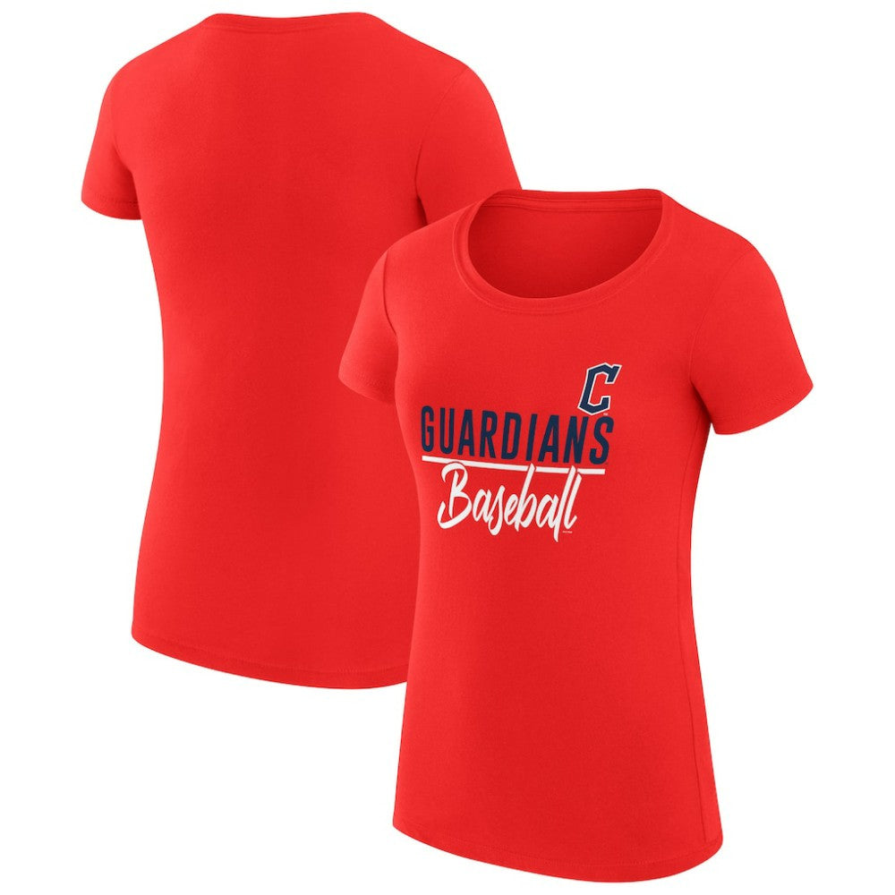 Cleveland Guardians G-III 4Her by Carl Banks Women's Super-Slim Fit Lightweight Team Graphic T-Shirt | MLB Shop