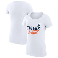 Detroit Tigers G-III 4Her by Carl Banks Women's Super-Slim Fit Lightweight Team Graphic T-Shirt | MLB For sale