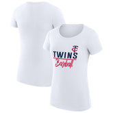 Minnesota Twins G-III 4Her by Carl Banks Women's Super-Slim Fit Lightweight Team Graphic T-Shirt | MLB Outlet