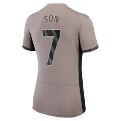 Son Heung-Min Tottenham Hotspur Women's 2023/24 Third Stadium Replica Player Jersey – Tan - Nike