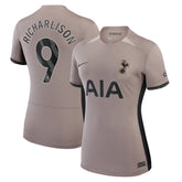 Richarlison Tottenham Hotspur Women's 2023/24 Third Stadium Replica Player Jersey – Tan - Nike