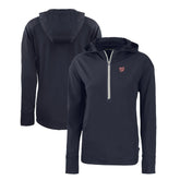 Washington Nationals Cutter & Buck Women's Daybreak Eco Recycled Half-Zip Hoodie | MLB Discount