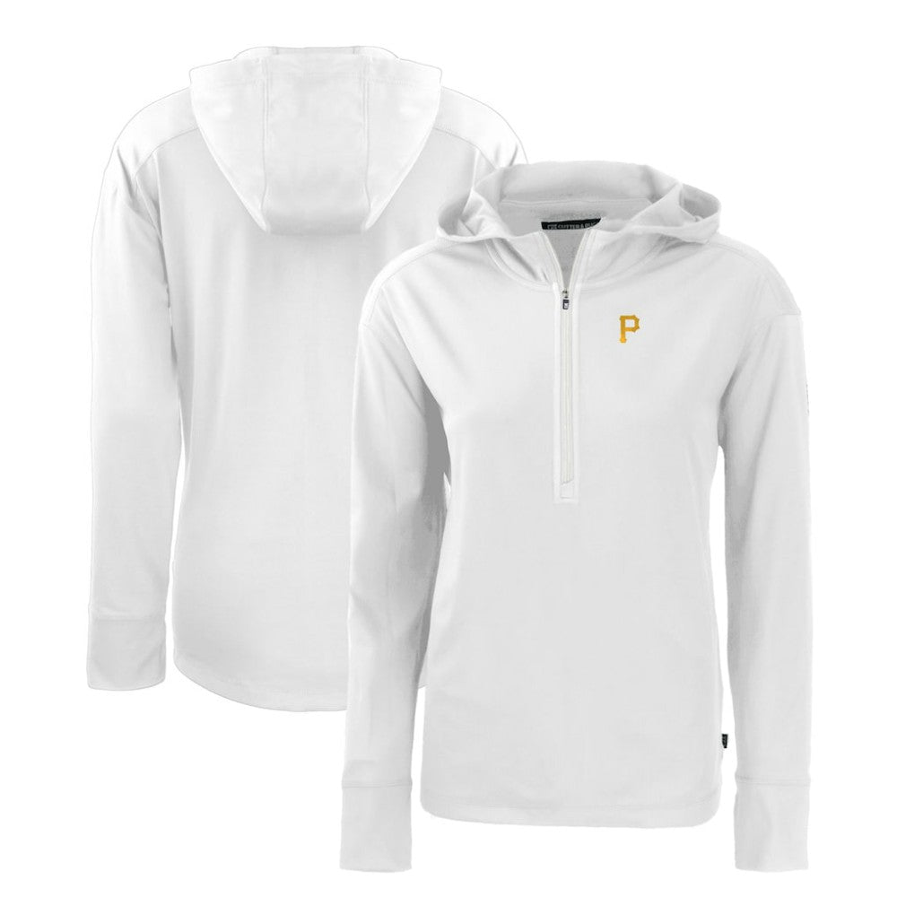 Pittsburgh Pirates Cutter & Buck Women's Daybreak Eco Recycled Half-Zip Hoodie | MLB Near me