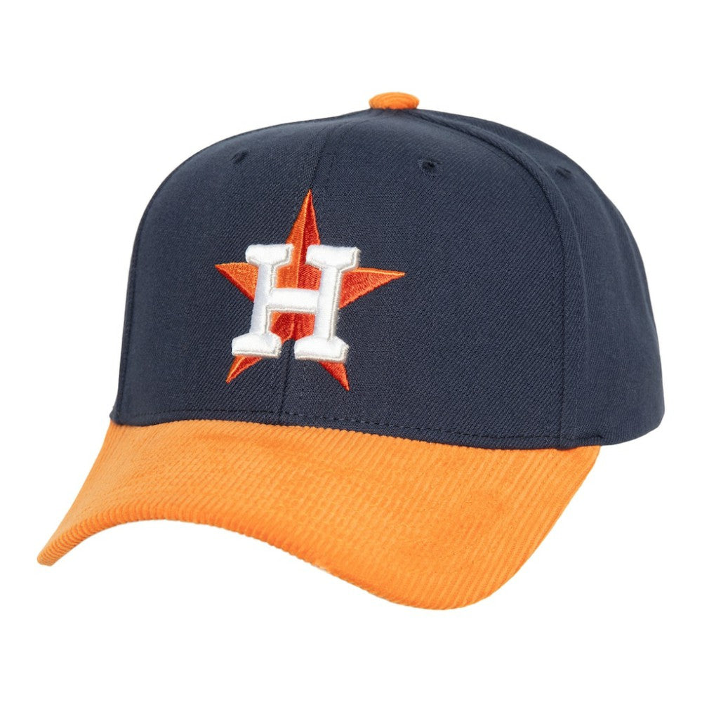 Houston Astros Mitchell & Ness Corduroy Pro Snapback Hat | MLB Discount