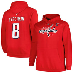 Alexander Ovechkin Washington Capitals Profile Big & Tall Name & Number Pullover Hoodie For Sale