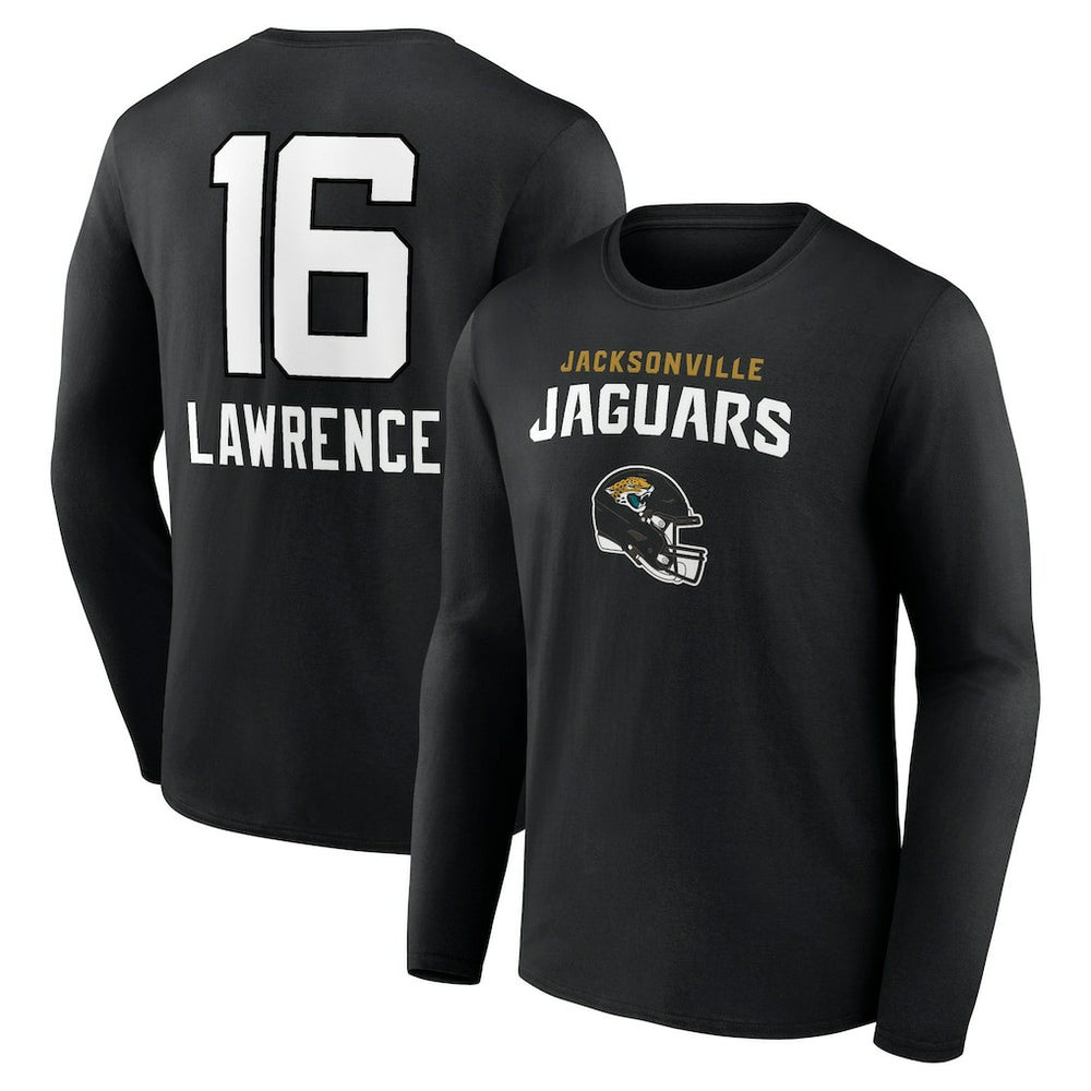 Jacksonville Jaguars Trevor Lawrence Team Wordmark Long Sleeve T-Shirt