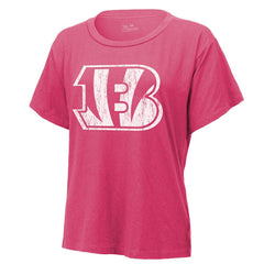 Cincinnati Bengals Joe Burrow Majestic Threads Women's Name & Number T-Shirt