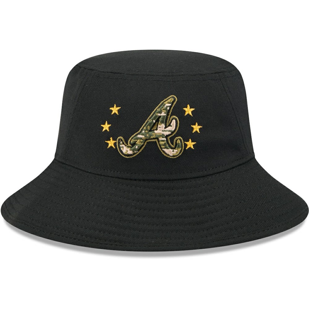 Atlanta Braves New Era 2024 Armed Forces Day Bucket Hat | MLB Shop