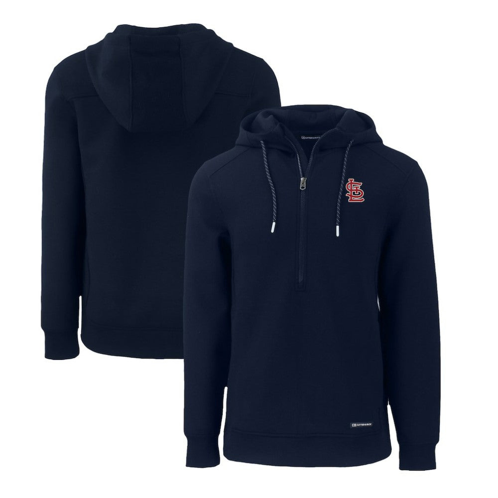 St. Louis Cardinals Cutter & Buck Roam Eco Half-Zip Recycled Pullover Hoodie | MLB US