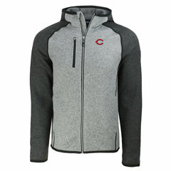 Cincinnati Reds Cutter & Buck Mainsail Full-Zip Hooded Jacket | MLB Discount