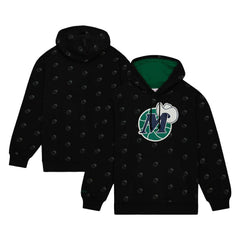 Dallas Mavericks Hardwood Classics Allover Print Pullover Hoodie sale Online