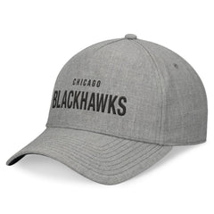 Chicago Blackhawks Fanatics Elements A-Frame Leather Strapback Hat Online