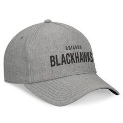 Chicago Blackhawks Fanatics Elements A-Frame Leather Strapback Hat Online