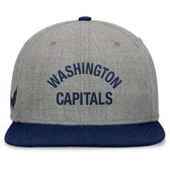 Washington Capitals Fanatics Elements Flat Brim Leather Strapback Hat Sale
