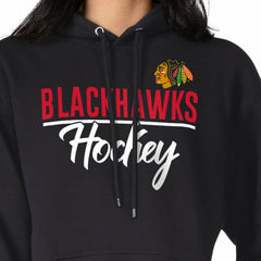 Chicago Blackhawks G-III 4Her by Carl Banks Women's Team Sport Tri-Blend Fleece Hoodie For Sale