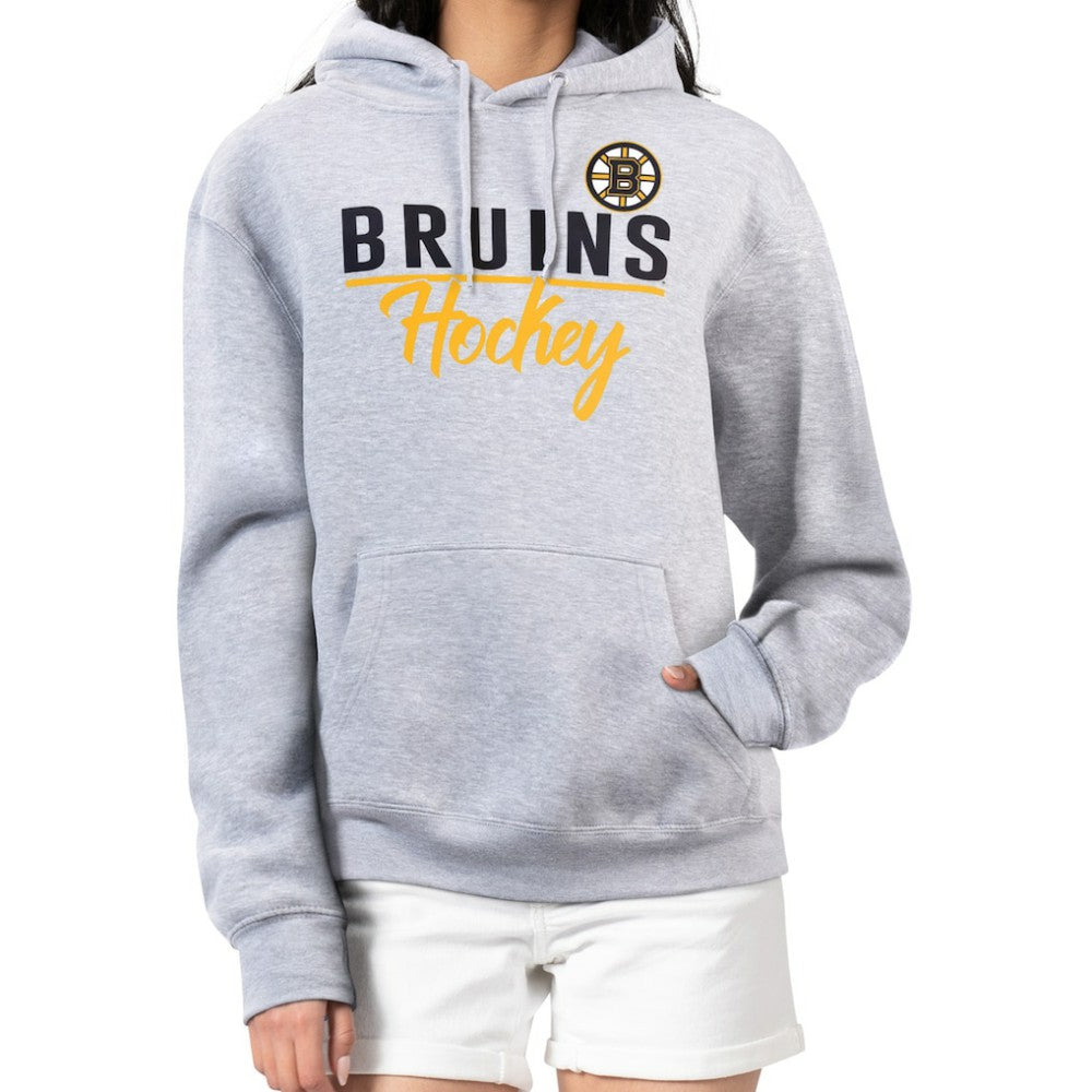 Boston Bruins G-III 4Her by Carl Banks Women's Team Sport Tri-Blend Fleece Hoodie Outlet