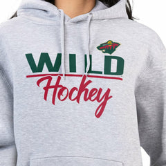 Minnesota Wild G-III 4Her by Carl Banks Women's Team Sport Tri-Blend Fleece Hoodie For Sale