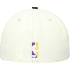 Los Angeles Lakers Faux Leather Visor Two-Tone 59FIFTY Fitted Hat On Sale