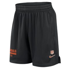 Cincinnati Bengals Nike 2024 Sideline Performance Mesh Shorts