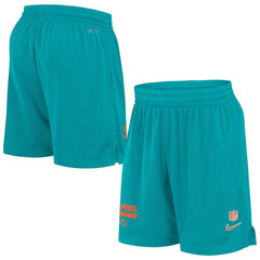 Miami Dolphins Nike 2024 Sideline Performance Mesh Shorts