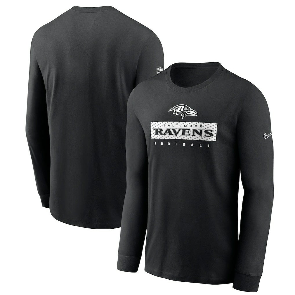 Baltimore Ravens Nike Sideline Dri-FIT Long Sleeve T-Shirt