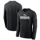 Baltimore Ravens Nike Sideline Dri-FIT Long Sleeve T-Shirt