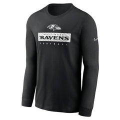 Baltimore Ravens Nike Sideline Dri-FIT Long Sleeve T-Shirt