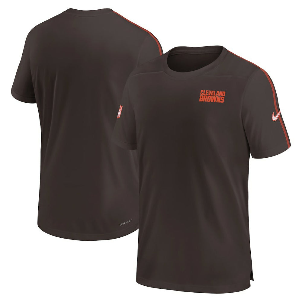 Cleveland Browns Nike 2024 Sideline Coach UV Performance T-Shirt