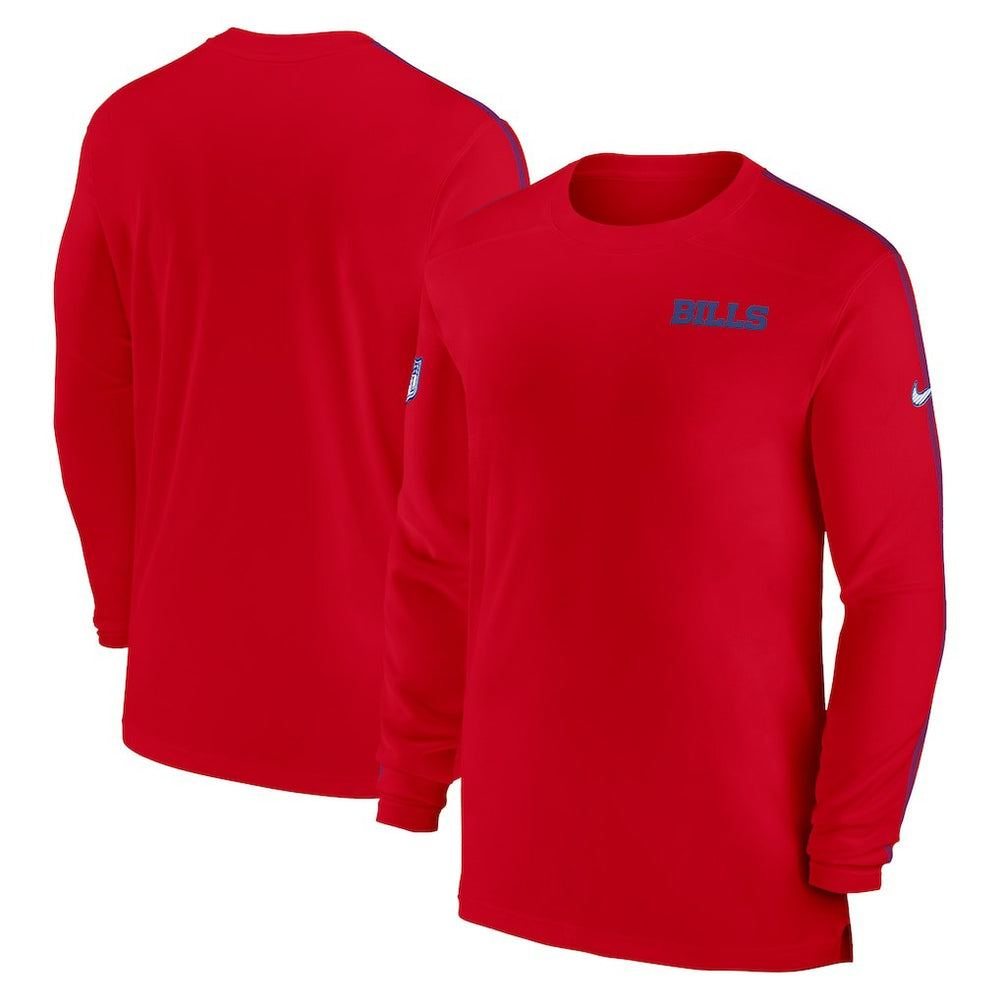 Buffalo Bills Nike Sideline Coach UV Performance Long Sleeve T-Shirt