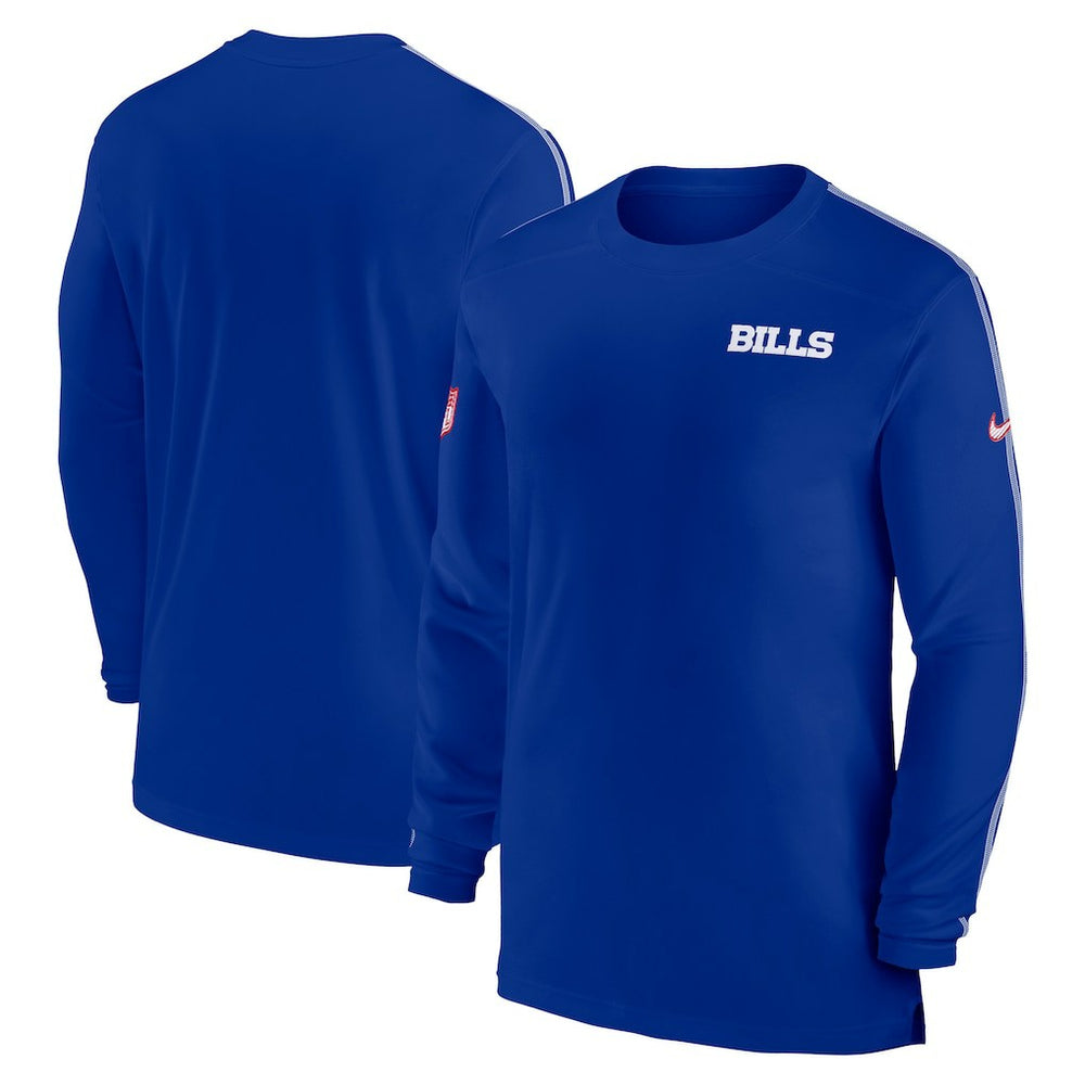 Buffalo Bills Nike Sideline Coach UV Performance Long Sleeve T-Shirt