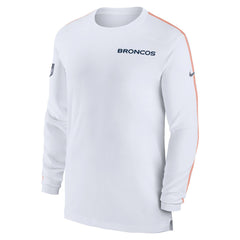 Denver Broncos Nike Sideline Coach UV Performance Long Sleeve T-Shirt