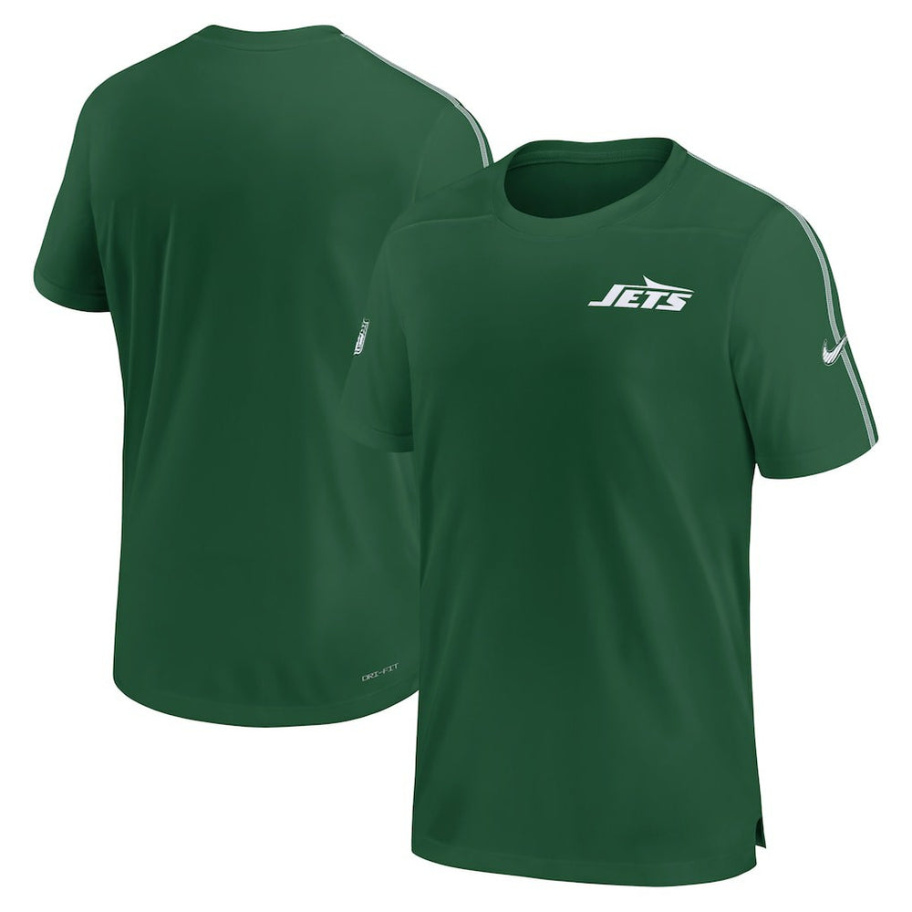 New York Jets Nike 2024 Sideline Coach UV Performance T-Shirt