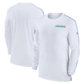 Los Angeles Chargers Nike Sideline Coach UV Performance Long Sleeve T-Shirt