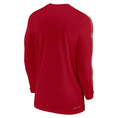 San Francisco 49ers Nike Sideline Coach UV Performance Long Sleeve T-Shirt