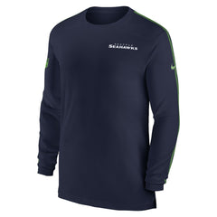 Seattle Seahawks Nike Sideline Coach UV Performance Long Sleeve T-Shirt