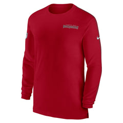 Tampa Bay Buccaneers Nike Sideline Coach UV Performance Long Sleeve T-Shirt