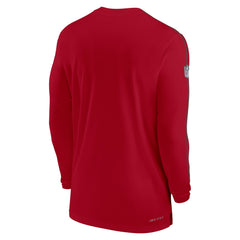 Tampa Bay Buccaneers Nike Sideline Coach UV Performance Long Sleeve T-Shirt