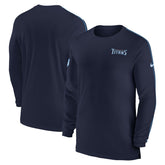 Tennessee Titans Nike Sideline Coach UV Performance Long Sleeve T-Shirt