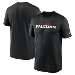Atlanta Falcons Nike Primetime Legend Wordmark Performance T-Shirt