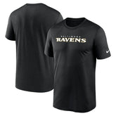 Baltimore Ravens Nike Primetime Legend Wordmark Performance T-Shirt