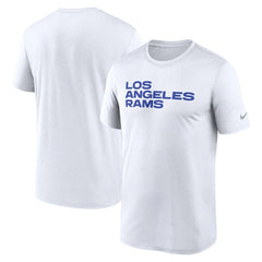 Los Angeles Rams Nike Primetime Legend Wordmark Performance T-Shirt