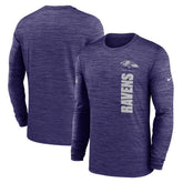 Baltimore Ravens Nike Sideline Velocity Dri-FIT Long Sleeve T-Shirt