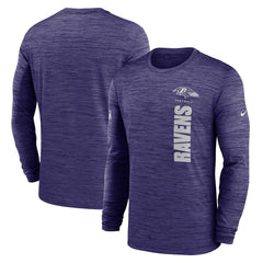 Baltimore Ravens Nike Sideline Velocity Dri-FIT Long Sleeve T-Shirt