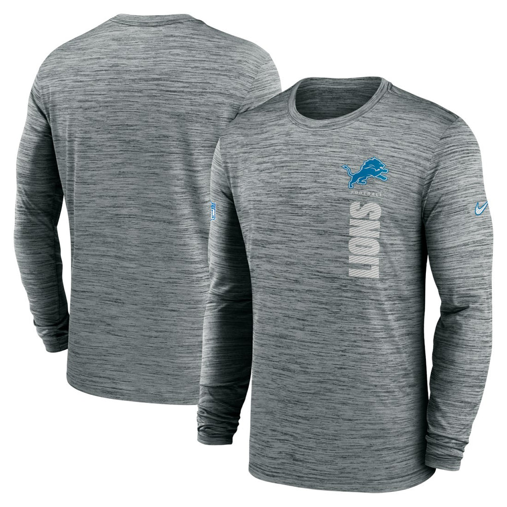 Detroit Lions Nike Sideline Velocity Dri-FIT Long Sleeve T-Shirt