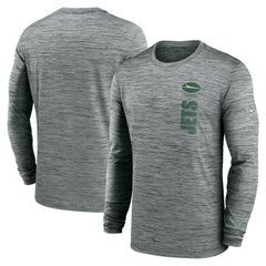 New York Jets Nike Sideline Velocity Dri-FIT Long Sleeve T-Shirt