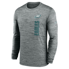 Philadelphia Eagles Nike Sideline Velocity Dri-FIT Long Sleeve T-Shirt