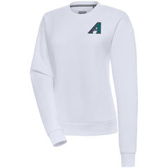 Arizona Diamondbacks Antigua Women's Cooperstown Victory Crewneck Pullover Sweatshirt | MLB US