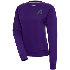 Arizona Diamondbacks Antigua Women's Cooperstown Victory Crewneck Pullover Sweatshirt | MLB Online